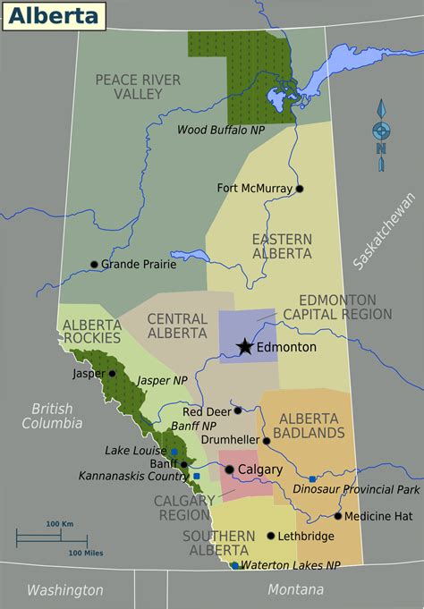 map of alberta regions|Alberta Maps & Facts .